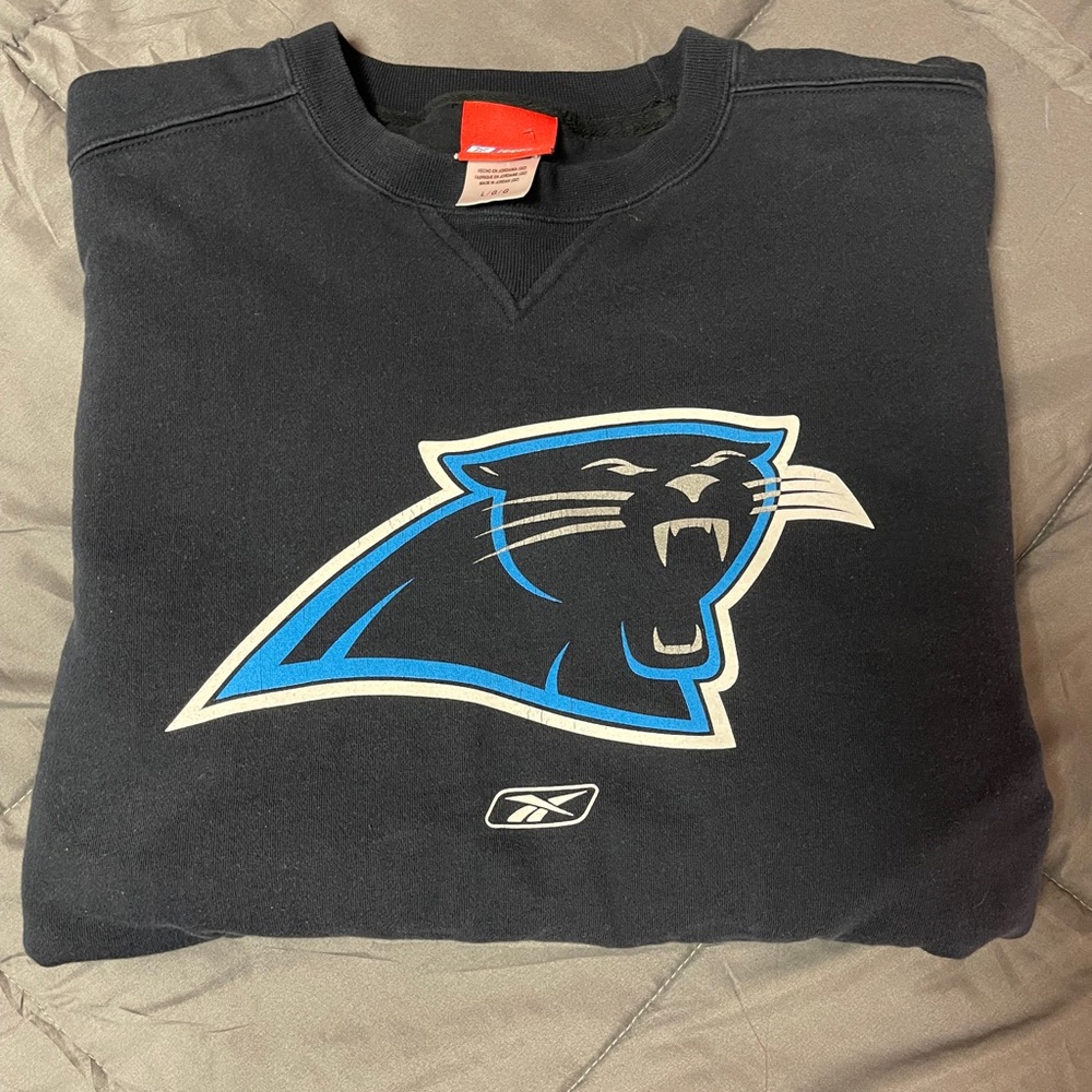 Vintage Panthers Rebook sweater NFL
